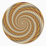 Ashes - Fractal Classic Round Sticker