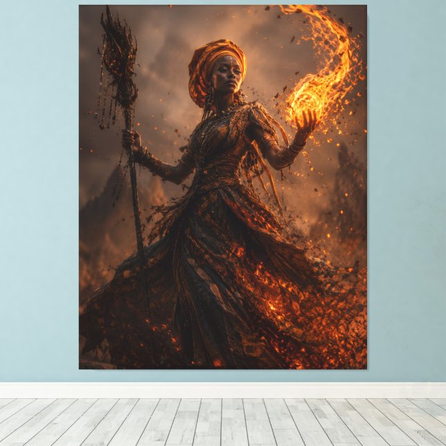 Ashes of Zariyah Canvas Print (Insitu(Wood Floor))