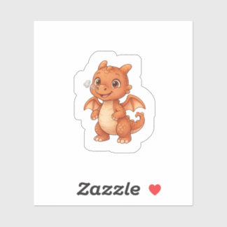 Ashes the Dragon Sticker