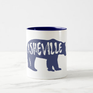 Asheville Bear Two-Tone Coffee Mug