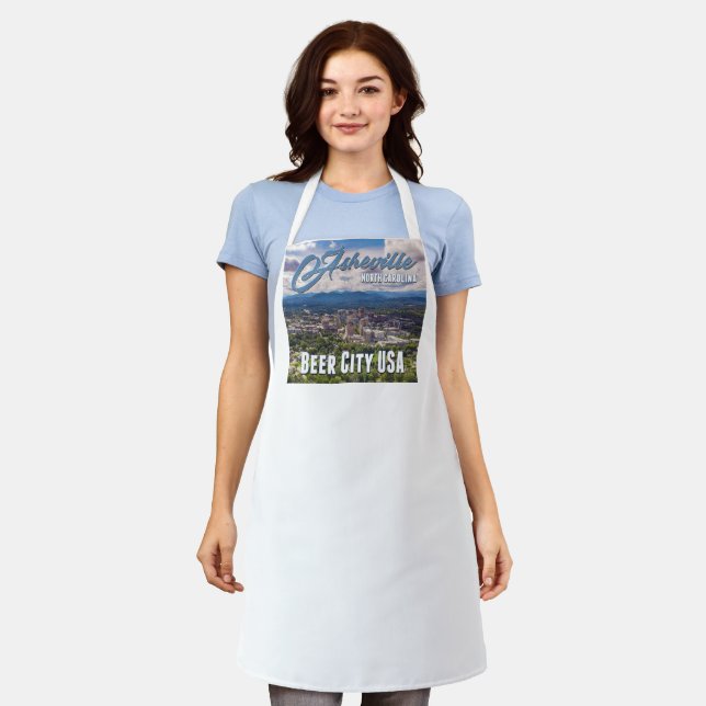 Asheville Beer City USA Cooking Apron (Worn)