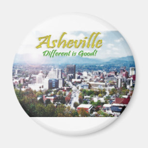 Asheville...Different is good! Magnet