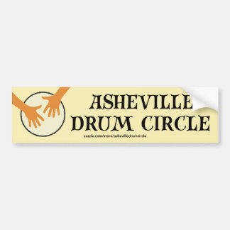 Asheville Drum Circle Bumper Sticker