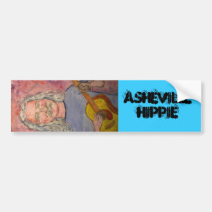 asheville hippie bumper sticker