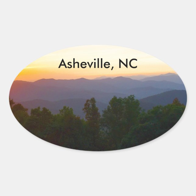 Asheville, NC Sticker (Front)