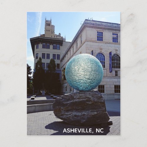 Asheville North Carolina Art Museum Travel Photo Postcard