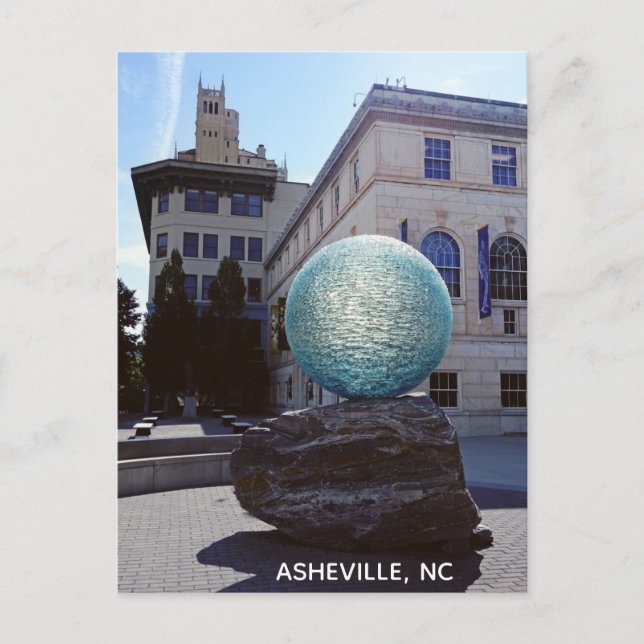 Asheville North Carolina Art Museum Travel Photo Postcard (Front)