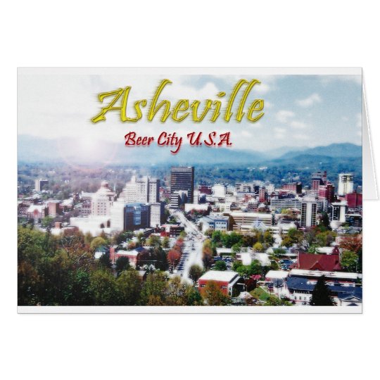 ASHEVILLE, NORTH CAROLINA Beer City USA Card