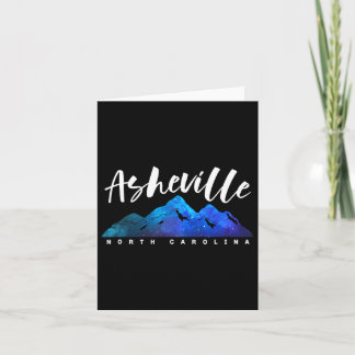 Asheville North Carolina Camping Hiking Skiing Fam Card