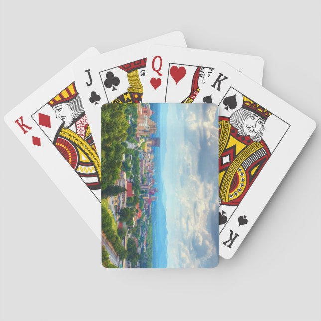 Asheville, North Carolina Poker Cards (Back)