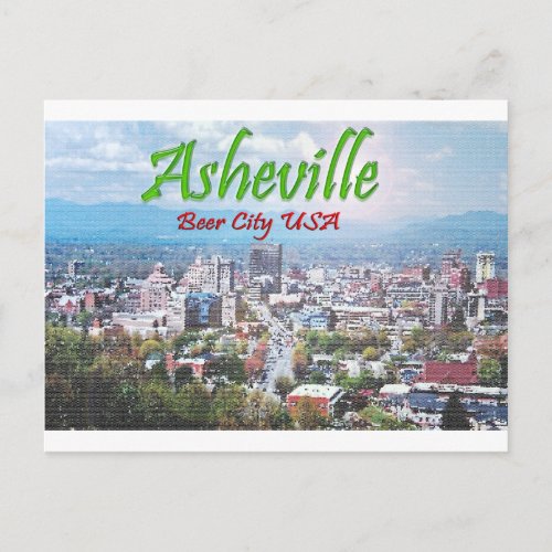 ASHEVILLE NORTH CAROLINA POSTCARD