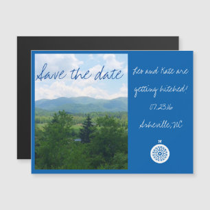 Asheville North Carolina Save the Date Magnet