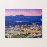 Asheville, North Carolina, USA Jigsaw Puzzle<br><div class="desc">This unique jigsaw puzzle features a photograph overlooking the beautiful city of Asheville,  North Carolina. Please feel free to adjust all the available options as you wish.</div>