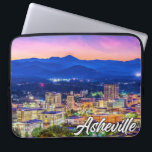 Asheville, North Carolina, USA Laptop Sleeve<br><div class="desc">This unique laptop sleeve features a photograph overlooking the beautiful Asheville,  North Carolina. Please feel free to adjust all the available options as you wish.</div>