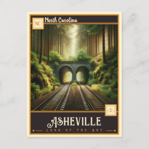 Asheville, North Carolina   Vintage Postcard