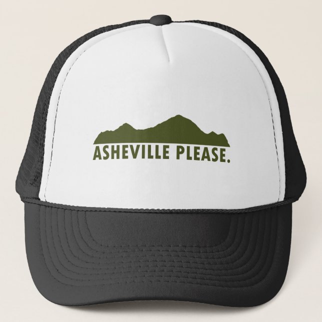 Asheville Please Trucker Hat (Front)