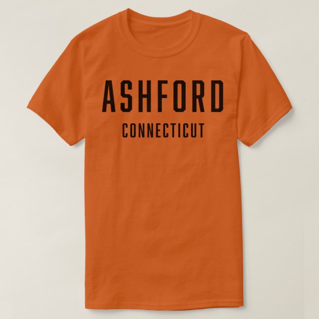 Ashford Connecticut TShirt (Design Front)