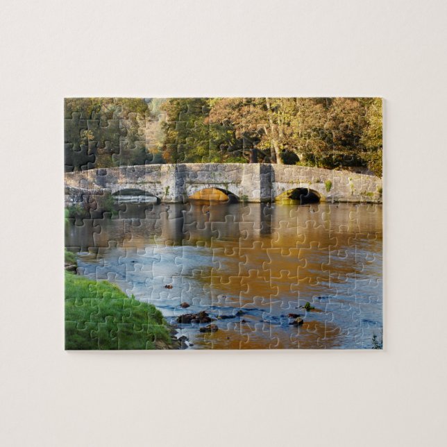 Ashford in the Water Derbyshire souvenir photo Jigsaw Puzzle (Horizontal)