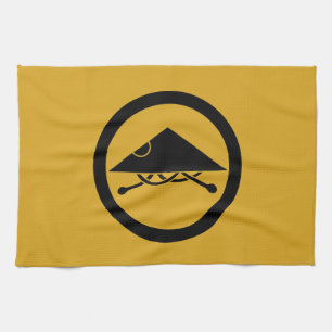 Ashigaru helmet in circel towel