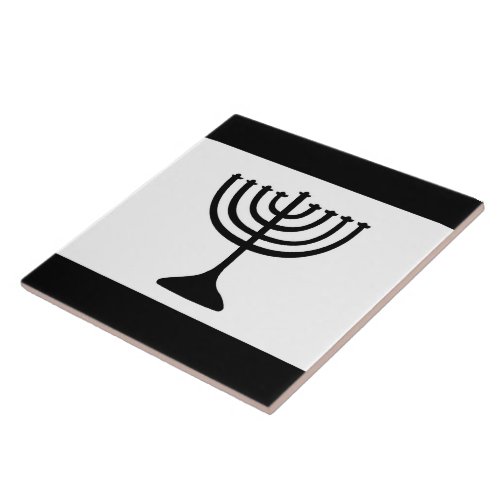 Ashkenazi Yiddish Flag Ceramic Tile