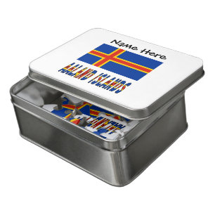 Ashland Islands Ålander Flag Personalized Jigsaw Puzzle