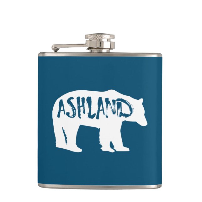 Ashland Oregon Bear Flask (Front)