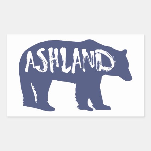 Ashland Oregon Bear Rectangular Sticker