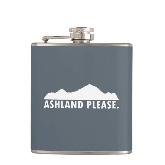 Ashland Oregon Please Flask (Front)
