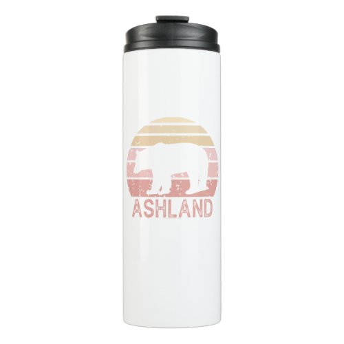 Ashland Oregon Retro Bear Thermal Tumbler