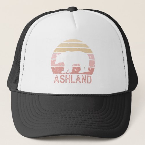 Ashland Oregon Retro Bear Trucker Hat