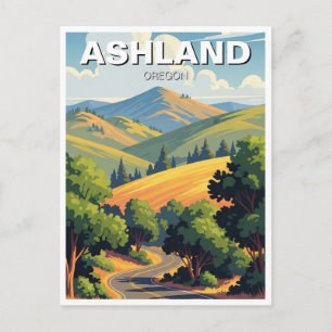 Ashland Oregon Travel Postcard