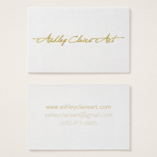 Ashley Claire Art (Front & Back)