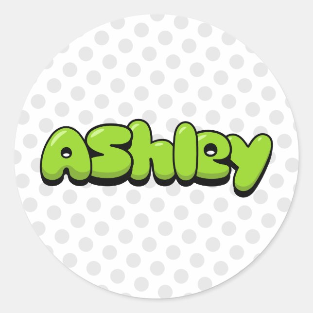 Ashley Classic Round Sticker