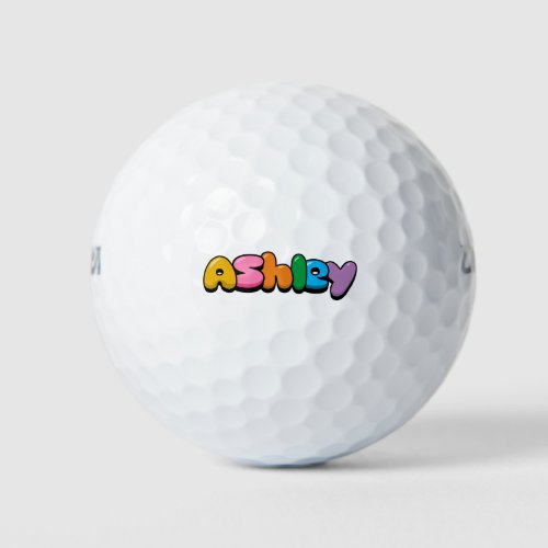 Ashley Golf Balls