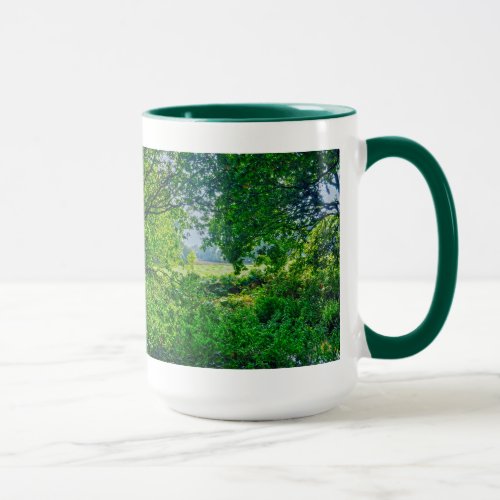 Ashley Heath Woodland Trees Nature Scene England Mug