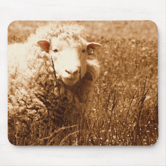Ashley in Sepia Mouse Pad (Front)