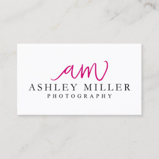 Ashley Miller Photography Business Card