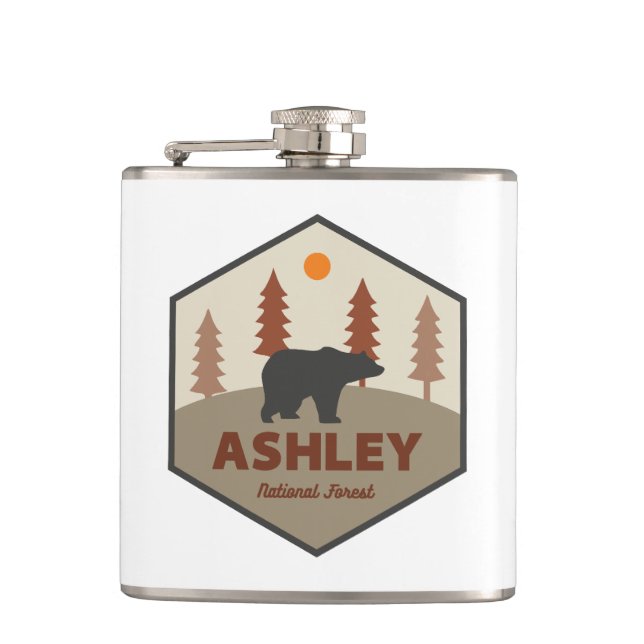 Ashley National Forest Bear Flask (Front)