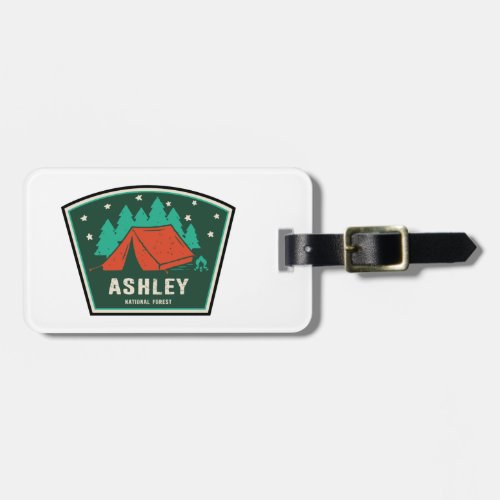 Ashley National Forest Camping Luggage Tag