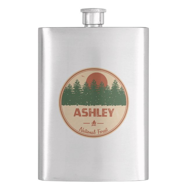 Ashley National Forest Flask (Front)
