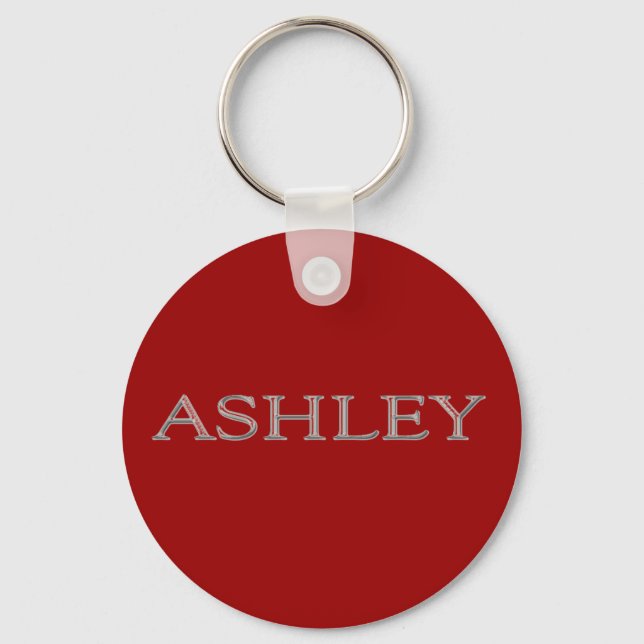 Ashley Personalized Name Keychain (Front)
