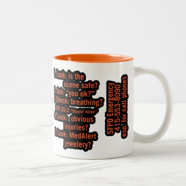 Ashley Two-Tone Coffee Mug (Right)