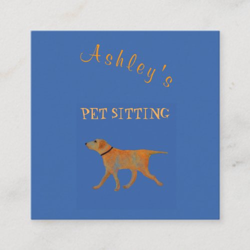 Ashleys Pet Sitting  Loyalty Card