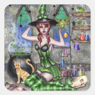 Ashlyn - Potion Witch Sticker