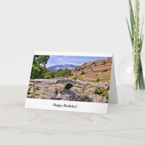 Ashness Bridge Birthday Card