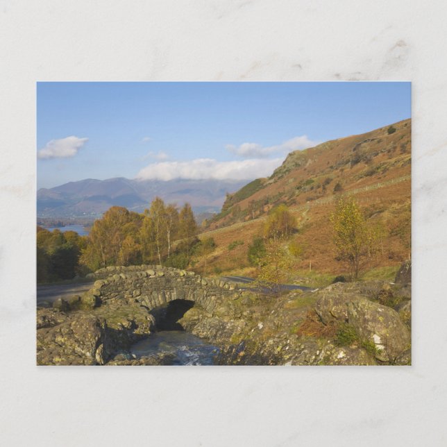 Ashness Bridge, Lake District, Cumbria, England Postcard (Front)