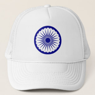 Ashoka Chakra (1947–1950) Symbol Trucker Hat