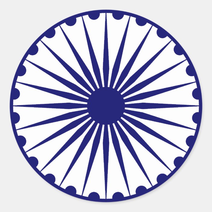 Colour Of Ashok Chakra In Indian Flag