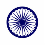 Ashoka Chakra, India flag Cutout<br><div class="desc">Ashoka Chakra,  India flag 
High Quality Ashoka Chakra flag product . This and many more Ashoka Chakra gifts,  or other India flags for India pride available.</div>