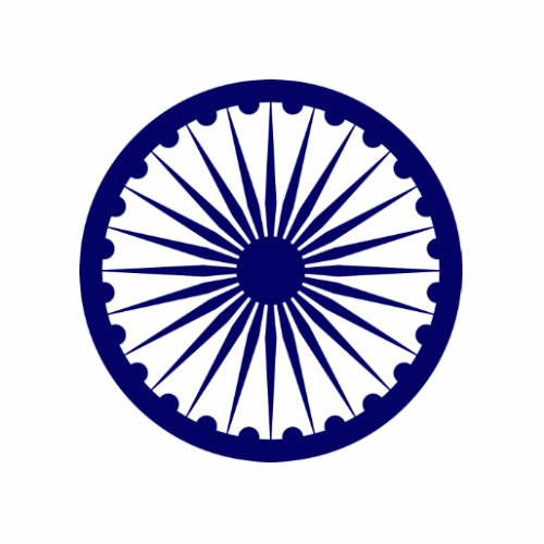 Ashoka Chakra India flag Cutout